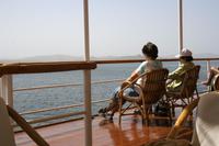 Sonnendeck der Prince Abbas