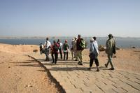 Spaziergang zum Abu Simbel Tempel