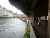 auf der Kapellbrücke in Luzern