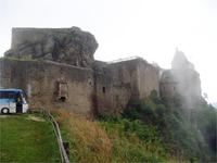 Burg Aggstein im Dunst