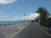 die Promenade des Anglais in Nizza