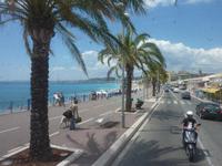 die Promenade des Anglais in Nizza