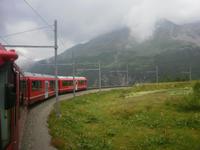 Fahrt mit dem Bernina-Express