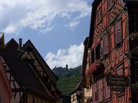 Blick auf die Ulrichsburg nahe Ribeauvillé