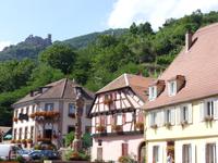 Blick auf die Ulrichsburg nahe Ribeauvillé