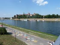 Weichsel - Stadtzentrum von Krakau