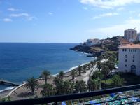 Blick vom Hotel auf die Promenade