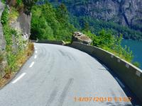 Strasse entlang vom Hardangerfjord