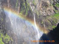 Regenbogen am Vöringfossen