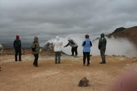 Schlammquellen und Sulfataren in Námafjall Hverir