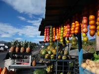 Marktstand vor dem Cotopaxi