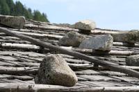 traditionell gedecktes Dach