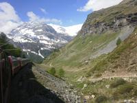 Ausblicke aus dem Bernina-Express