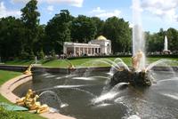 Fontäne am Peterhof