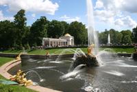 Fontäne am Peterhof