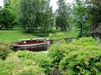 Der Stadtpark am Wallgraben in Riga