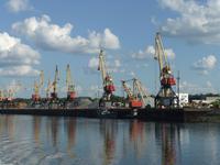 Hafen von Rybinsk