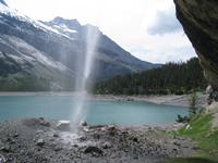Schleierwasserfall am Oeschinensee