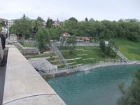 Blick auf Bärengehege