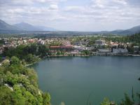 Bled von der Burg aus gesehen