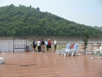 Sonnendeck auf dem Schiff