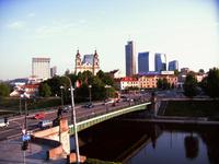 Blick über das neue Vilnius
