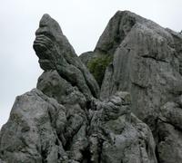 Felsformation im Velebitgebirge
