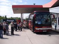 Pause auf der Fahrt nach Paris