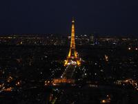 Der Eiffelturm bei Nacht