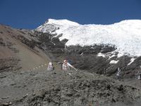 Kharo La Gletscher
