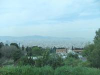 Blick auf Barcelona vom Montjuic