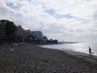 am Strand von Marbella