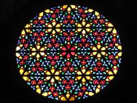 Hauptrosette in der Kathedrale