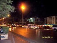 Der Stadtteil Deira, wo unser Hotel liegt.