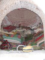 Teppiche liegen zum säubern bereit