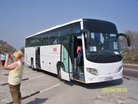 Unser komfortable Reisebus