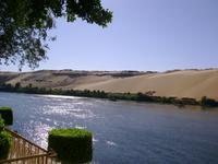 Blick vom Botanischen Garten zur Wüste