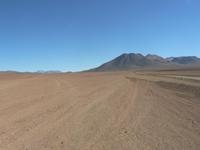 Unsere Fahrspuren in der Wüste