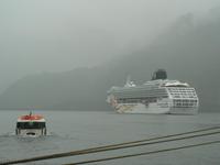 Norwegian Sun im Hafen von Chacabuco