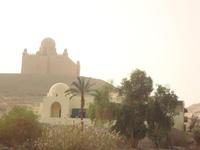 Blick in die Wüste vom botanischem Garten aus