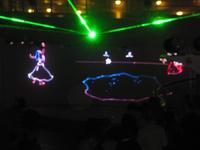 Willkommensparty auf der AIDA-Lasershow