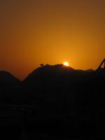 Oman - Sonnenuntergang über Muscatt