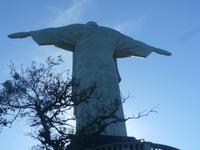 Christus-Statue von hinten