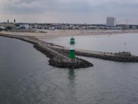 Einfahrt nach Warnemünde