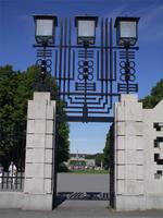 Der Eingang zum Vigelandpark