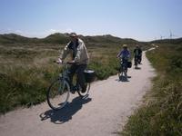 Eberhardt Gaeste bei der Radtour am Ringkobing Fjord