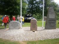 Eberhardt Gaeste bei der Radtourauf dem Heerweg