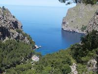 Blickauf die Steilküste