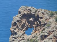 Glücksstein an der Nordwestküste Mallorcas