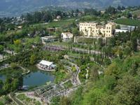 Schloss Trauttmannsdorf- Palmenteich & Schloss